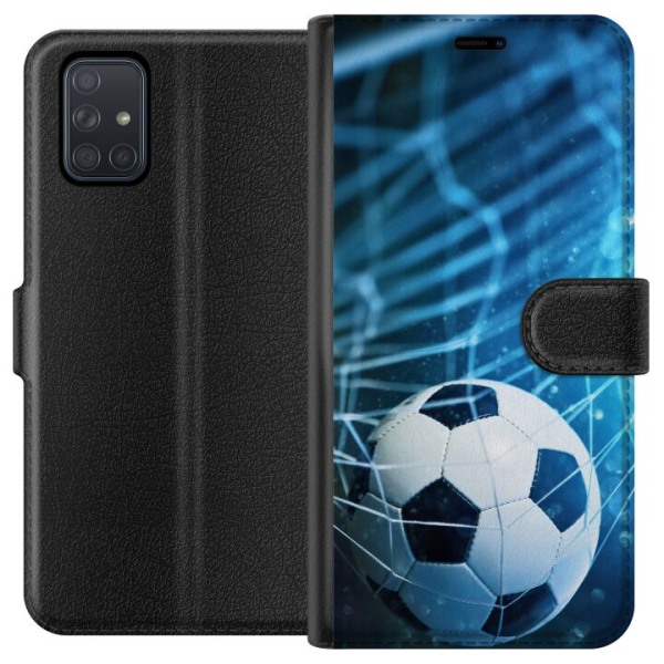 Samsung Galaxy A71 Tegnebogsetui Fodbold