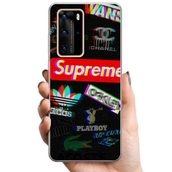 Huawei P40 Pro TPU Mobilskal 3D