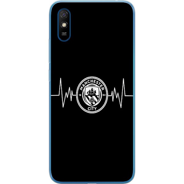 Xiaomi Redmi 9A Gennemsigtig cover Manchester City F.C.