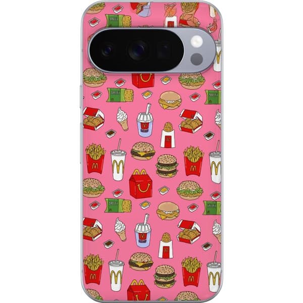 Kompatibelt Mobildeksel til Google Pixel 10 Pro Fastfood rosa