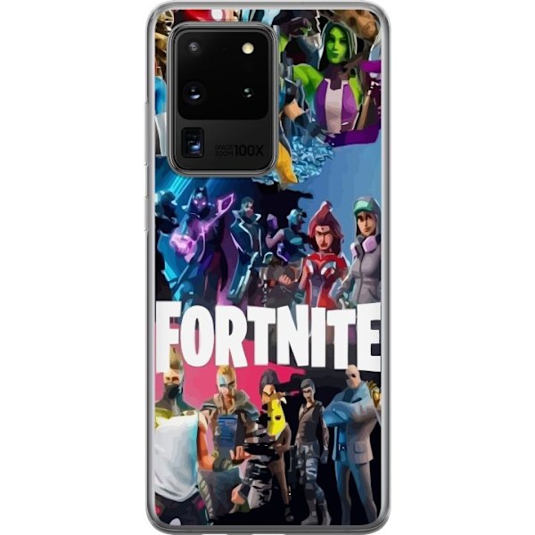 Samsung Galaxy S20 Ultra Läpinäkyvä kuori Fortnite