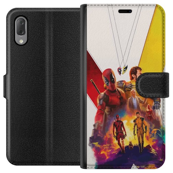 Sony Xperia L3 Tegnebogsetui Wolverine Deadpool