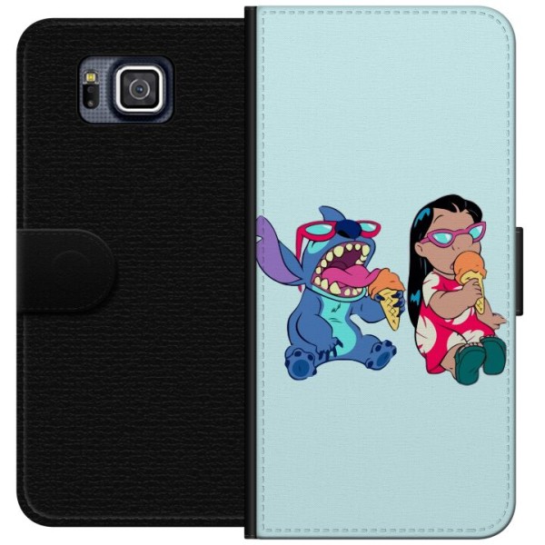 Samsung Galaxy Alpha Plånboksfodral Lilo & Stitch