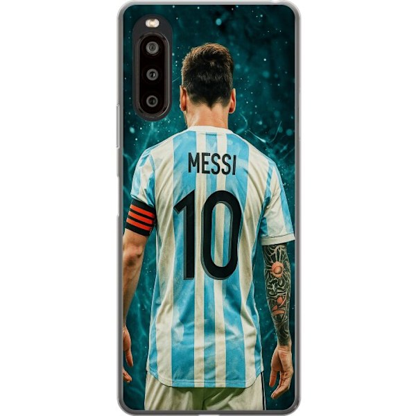Sony Xperia 10 II Genomskinligt Skal Messi