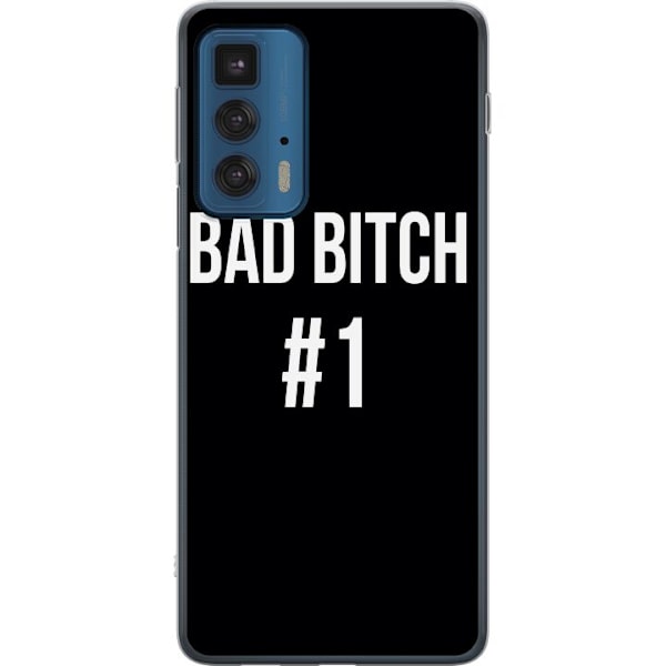 Motorola Edge 20 Pro Gjennomsiktig deksel Bad Bitch #1