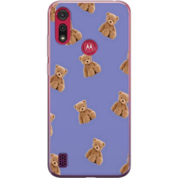 Motorola Moto E6s (2020) Gennemsigtig cover Flyvende bjørne