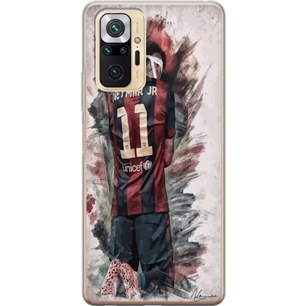 Xiaomi Redmi Note 10 Pro Läpinäkyvä kuori Neymar