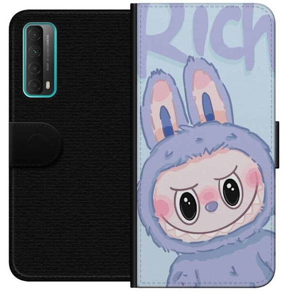 Huawei P smart 2021 Tegnebogsetui Blå Kanin Labubu