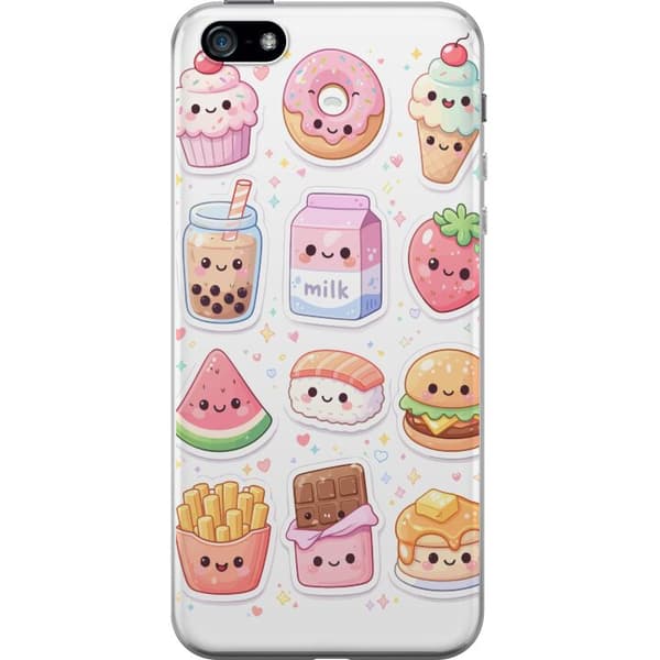 Kompatibelt Mobildeksel til Apple iPhone 5 pixelmonster grön