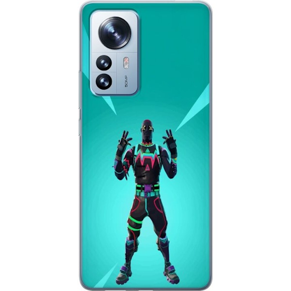 Xiaomi 12 Pro Gjennomsiktig deksel svart ridder fortnite