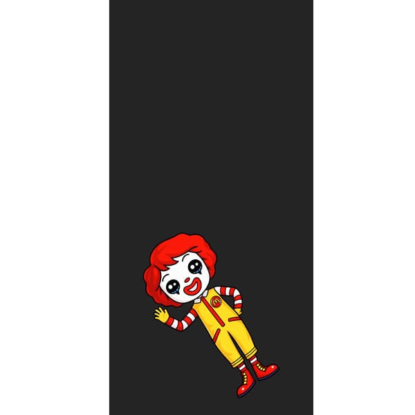 Kompatibel Tegnebogsetui til Apple iPhone 13 Pro Vinkande clown gul