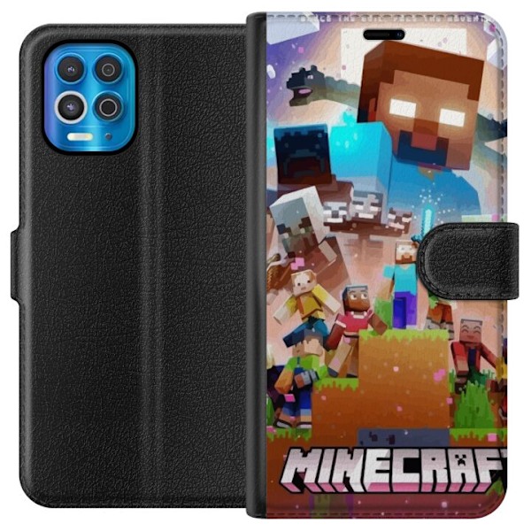Motorola Edge S Lompakkokotelo Minecraft