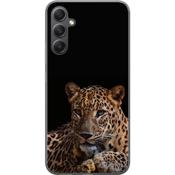 Samsung Galaxy A15 5G Läpinäkyvä kuori Leopard