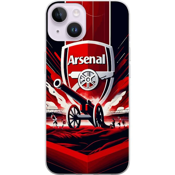 Apple iPhone 15 Plus Läpinäkyvä kuori Arsenal