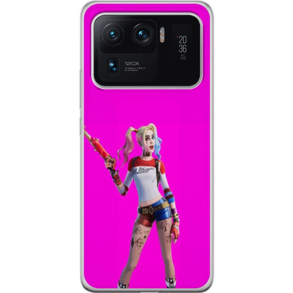 Xiaomi Mi 11 Ultra Läpinäkyvä kuori Fortnite - Harley Quinn