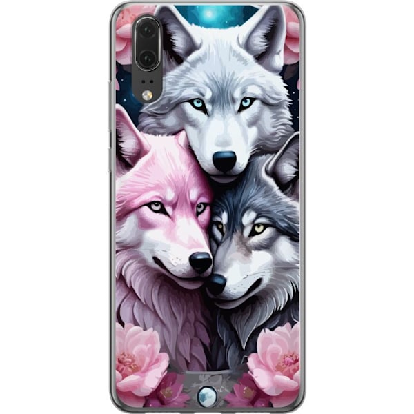 Huawei P20 Läpinäkyvä kuori Sudet