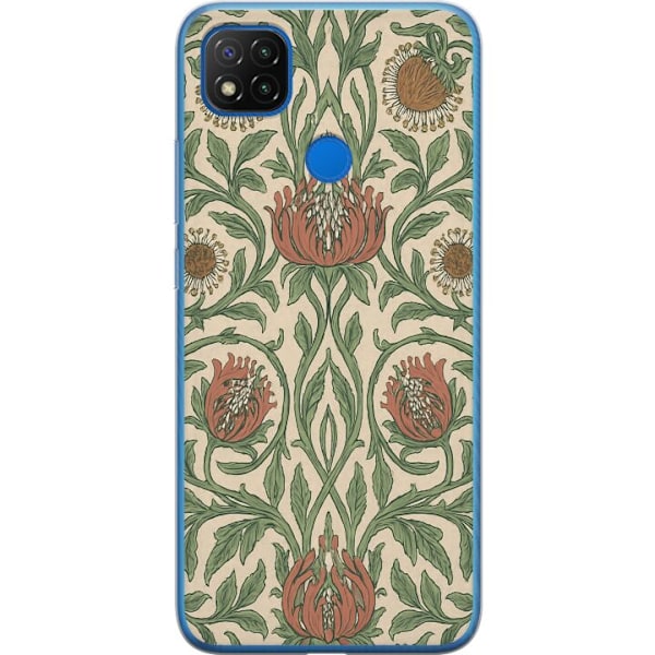 Xiaomi Redmi 9C Genomskinligt Skal Petal Details