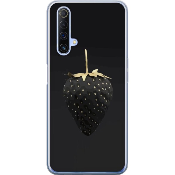 Realme X50 5G Gennemsigtig cover Luksus Jordbær