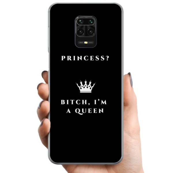 Xiaomi Redmi Note 9 Pro TPU Mobilcover Dronning