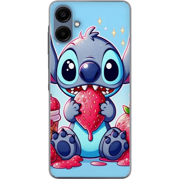 Samsung Galaxy A06 Läpinäkyvä kuori Strawberry Stitch