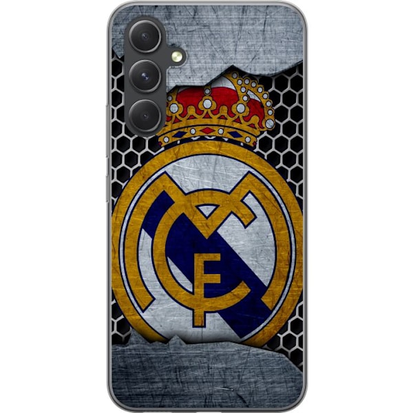 Samsung Galaxy S24 FE Genomskinligt Skal Real Madrid