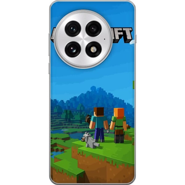 OnePlus 13 Läpinäkyvä kuori Minecraft Key Art
