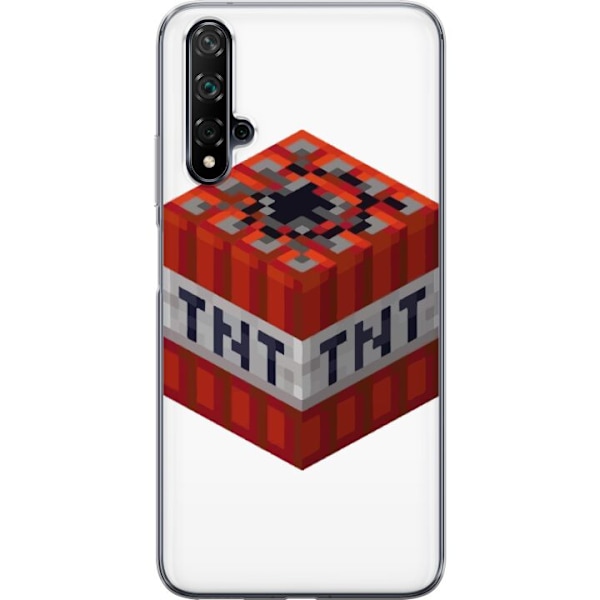 Huawei nova 5T Läpinäkyvä kuori Minecraft TNT