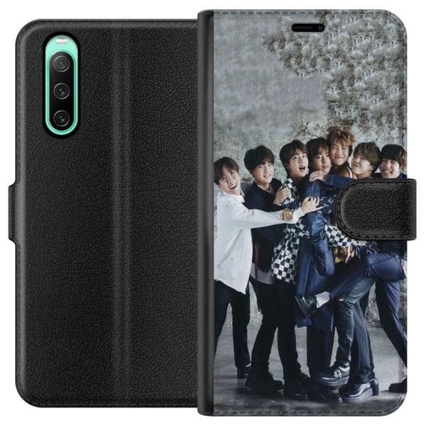 Kompatibelt Lommeboketui til Sony Xperia 10 IV K-POP BTS