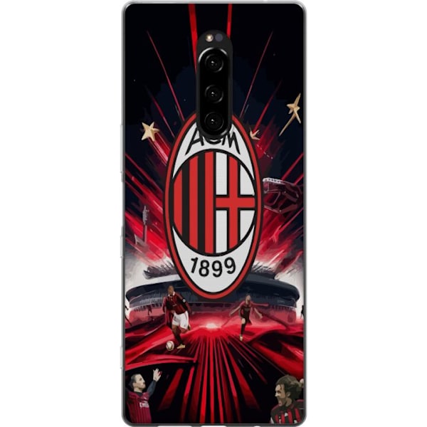 Sony Xperia 1 Gennemsigtig cover AC Milan