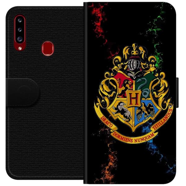 Kompatibelt Plånboksfodral till Samsung Galaxy A20s Harry Potter