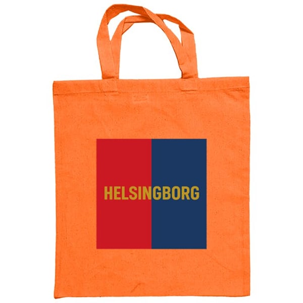Tygpåse | Hållbar Shoppingväska i Tyg Helsingborg – fotbo Orange one size