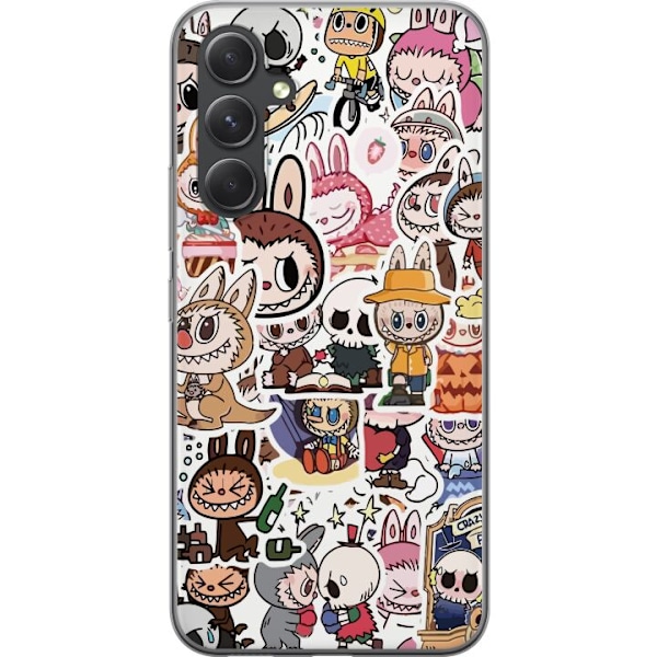 Samsung Galaxy S24 FE Gjennomsiktig deksel Labubu All-Stars
