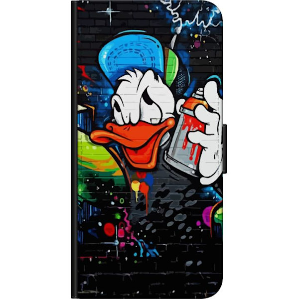 Samsung Galaxy Note9 Tegnebogsetui Kalle Anka Graffiti Disney Design Sjovt Børnemotiv Farve Grafisk Populær Serie Ikonisk Disneyfigur