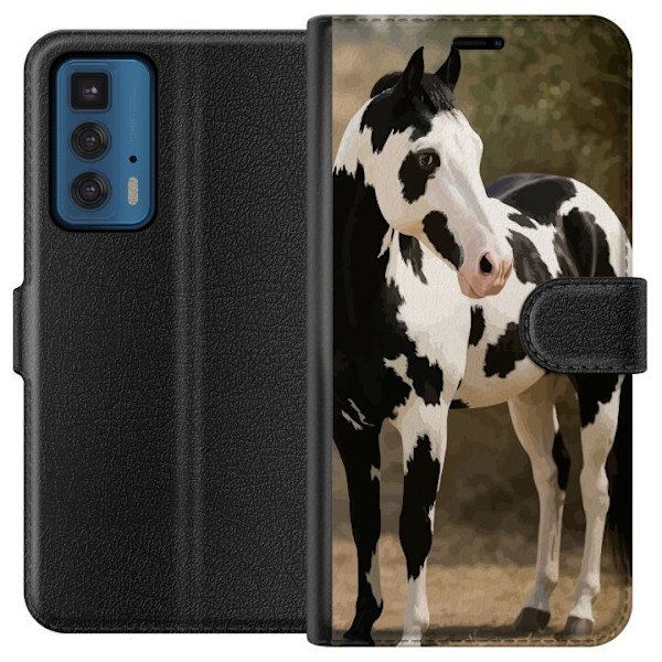 Motorola Edge 20 Pro Plånboksfodral Vacker Häst – elegant