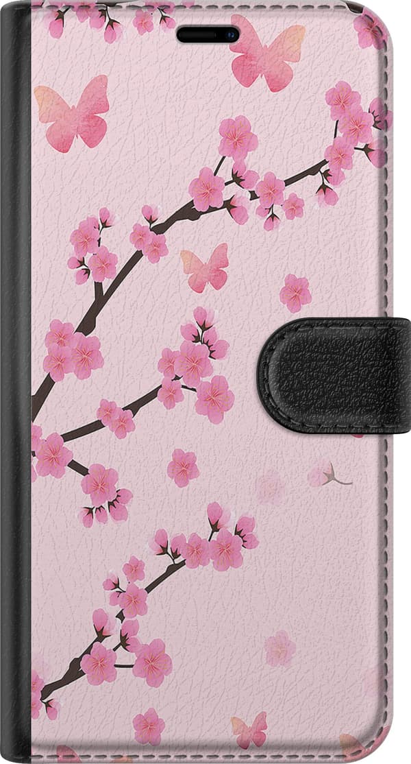 Kompatibelt Plånboksfodral till Samsung Galaxy S21 Blommor