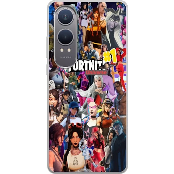 OnePlus Nord CE4 Lite Gennemsigtig cover Fortnite