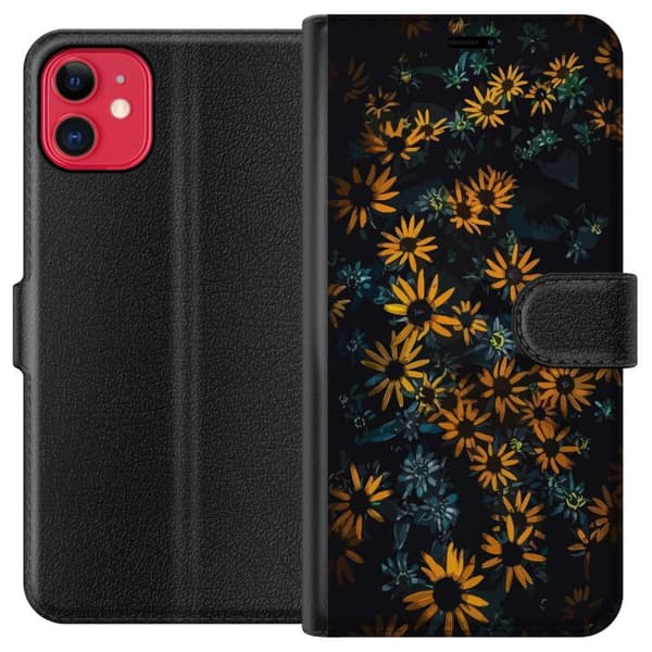Kompatibel Tegnebogsetui til Apple iPhone 11 Blomster