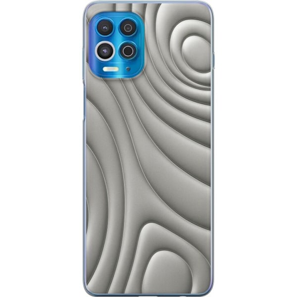 Motorola Edge S Läpinäkyvä kuori Hopea-aallot