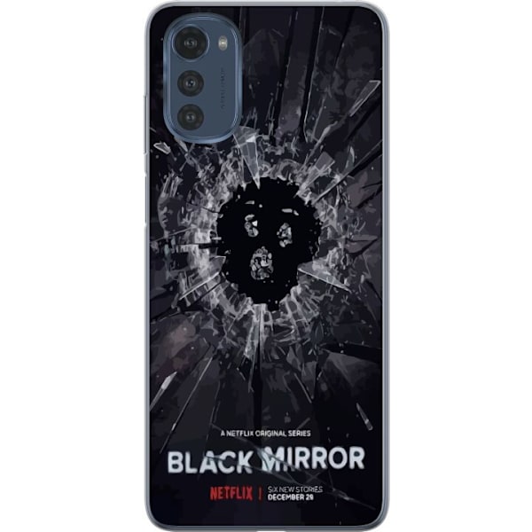 Motorola Moto E32s Genomskinligt Skal Black Mirror Sci-Fi Netf