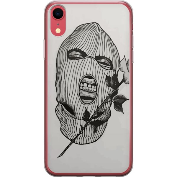 Apple iPhone XR Genomskinligt Skal Ski Mask Ros Streetwear Design Grafiskt Motiv Spänning Urban Stil Street Art Maskerad Symbol