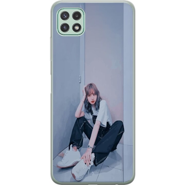 Samsung Galaxy A22 5G Läpinäkyvä kuori Lisa from Blackpink – K-pop Style Icon