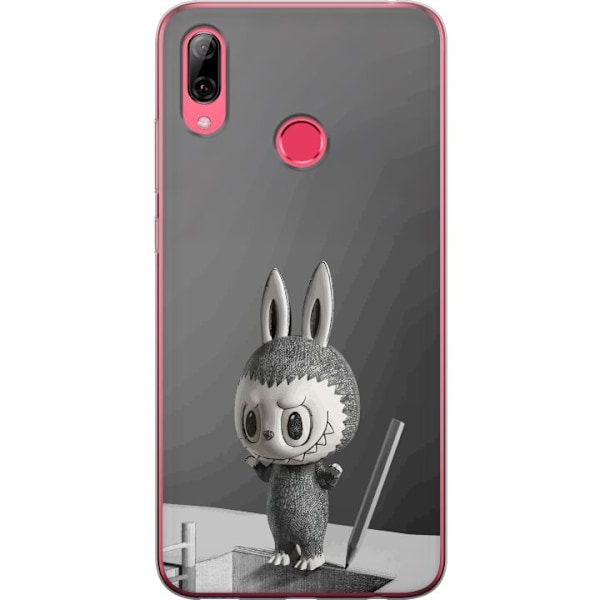 Huawei Y7 (2019) Läpinäkyvä kuori Pop Mart MEGA LABUBU LABU