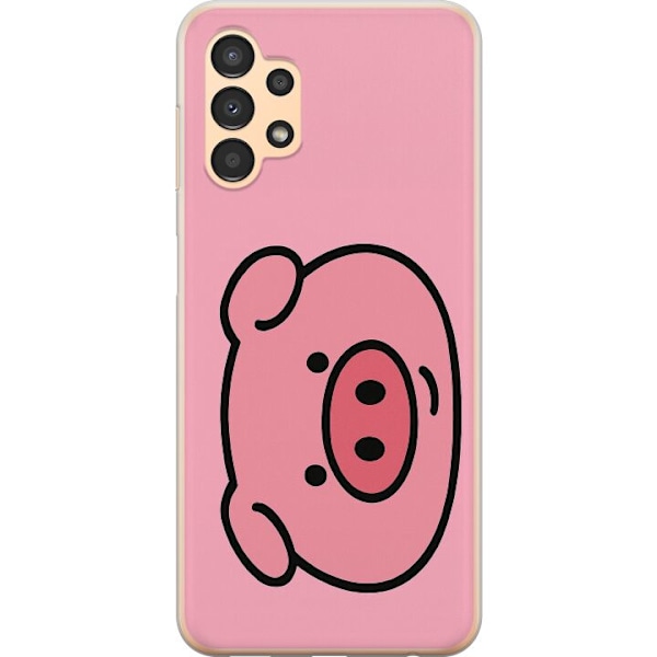 Samsung Galaxy A13 Läpinäkyvä kuori Kawaii Piggy