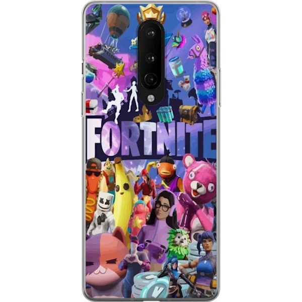 OnePlus 8 Gjennomsiktig deksel Fortnite Skins Emotes Battle Ro