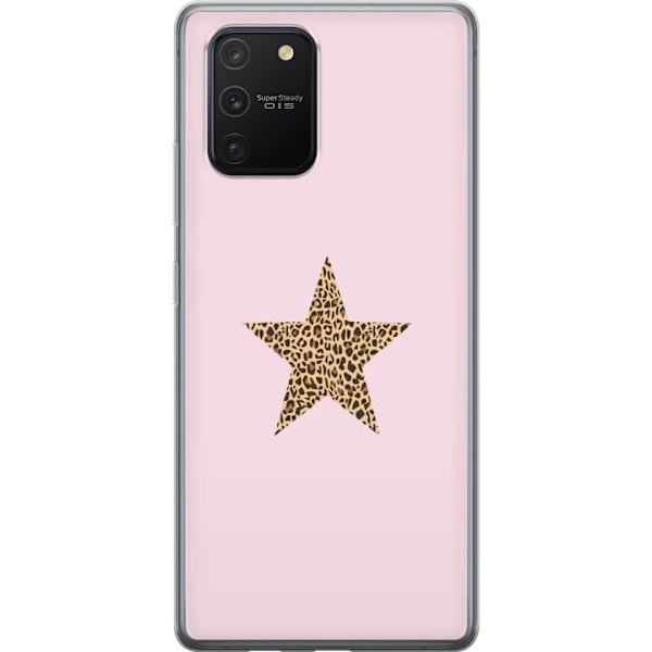 Samsung Galaxy S10 Lite Gennemsigtig cover Leopard stjerne