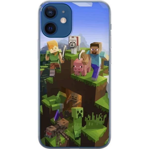 Kompatibel Mobilcover til Apple iPhone 12 mini Minecraft