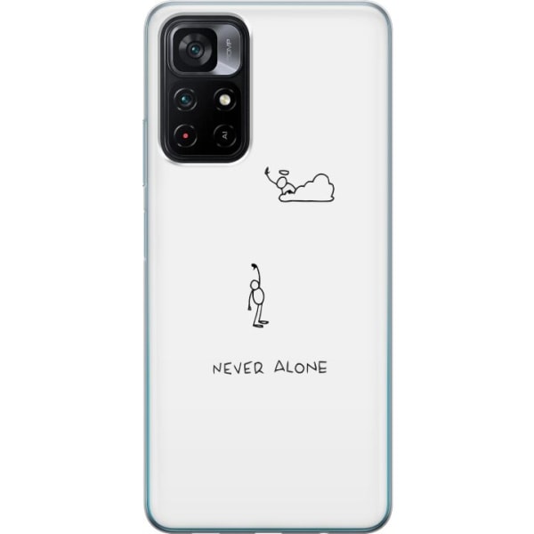 Xiaomi Poco M4 Pro 5G Gennemsigtig cover Aldrig Alene