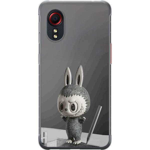 Samsung Galaxy Xcover 5 Gjennomsiktig deksel Pop Mart MEGA LABUBU LABUBU Sketch 1000%
