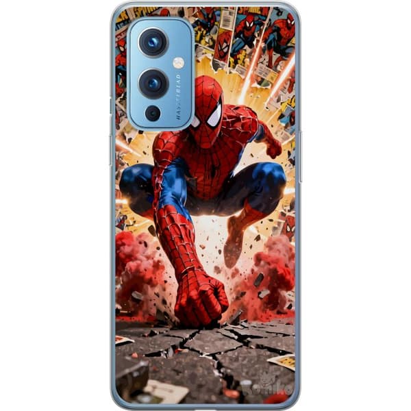 Kompatibelt Mobildeksel til OnePlus 9 Spider Man action