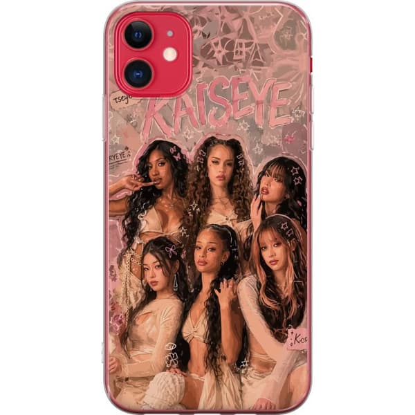 Kompatibelt Mobildeksel til Apple iPhone 11 Katseye gruppmotiv rosa